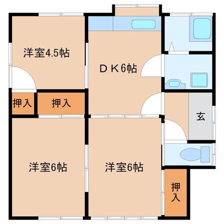 Northridge直井の物件間取画像